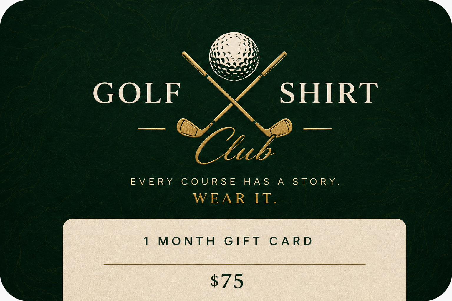 1 Month Gift Card